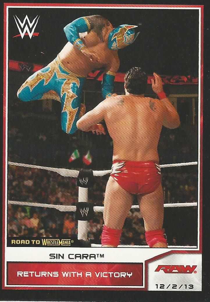 WWE Topps Road to Wrestlemania 2014 Sin Cara #61