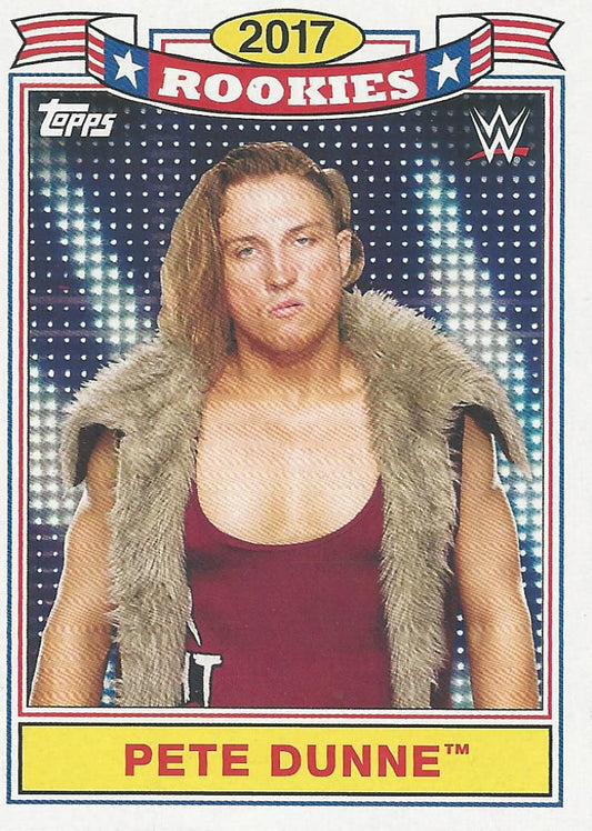 WWE Topps Heritage 2018 Pete Dunne TR-6 trading card PW Catalog