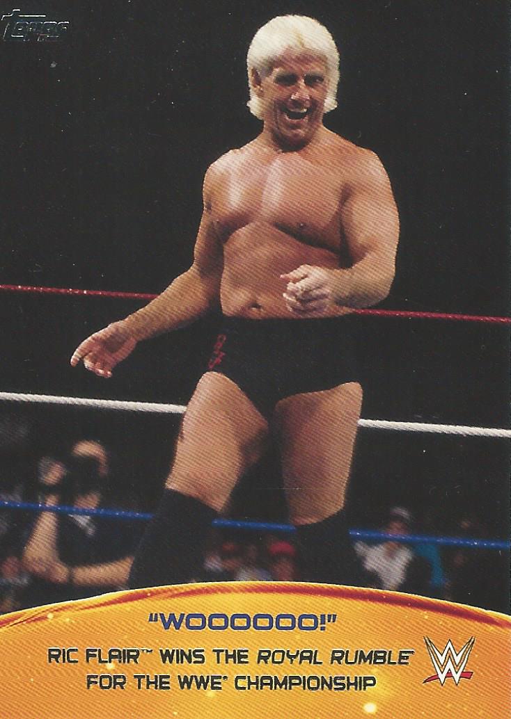 WWE Topps 2015 Ric Flair 1 of 10 trading card PW Catalog