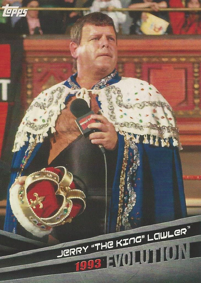 WWE Topps 2018 Jerry Lawler E21 trading card PW Catalog