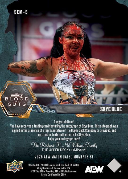 Skye Blue – Skye Blue Dons the Crimson Mask in the Opening Moments of the First-Ever Women’s Blood & Guts Match