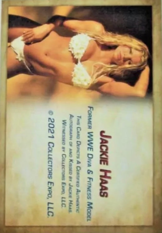 Jackie Haas trading card PW Catalog