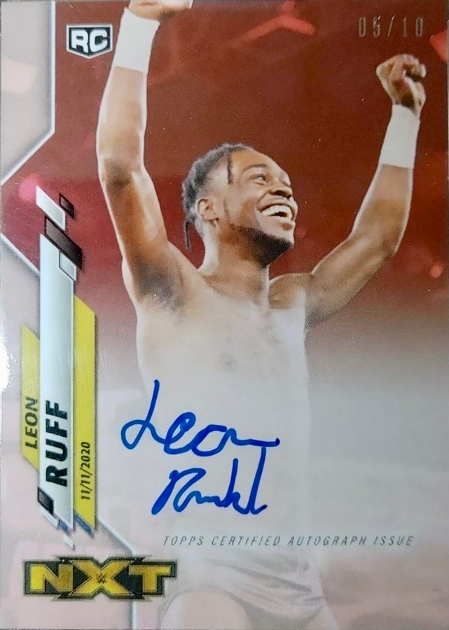 Leon Ruff trading card PW Catalog