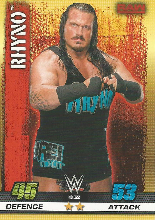 WWE Topps Slam Attax 10th Edition 2017 Rhyno #122