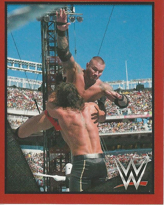 WWE Topps Then Now Forever 2016 Stickers Randy Orton #122