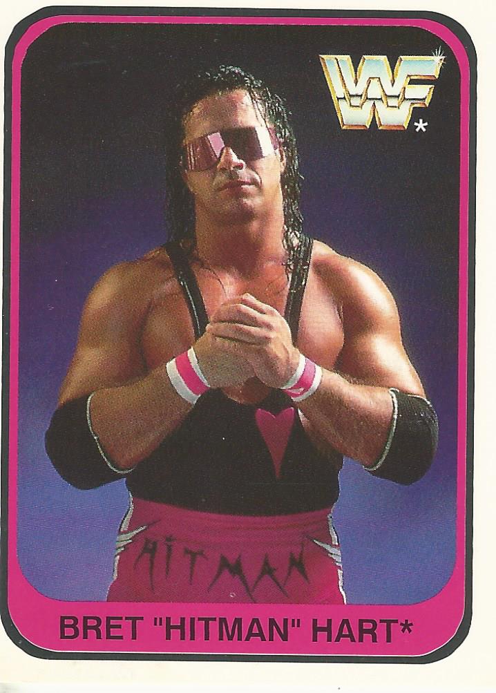 WWF Merlin 1991 Bret Hart #122