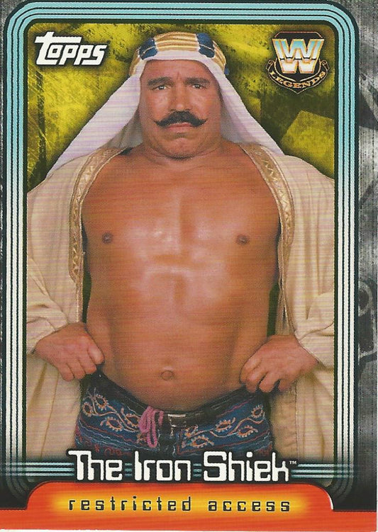 WWE Topps Insider 2006 Iron Shiek L16 trading card PW Catalog