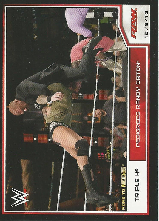 WWE Topps Road to Wrestlemania 2014 Triple H #62