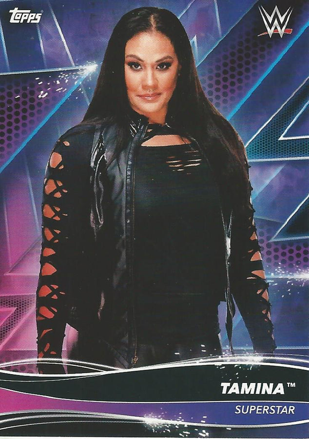 Topps WWE Superstars 2021 Tamina #122