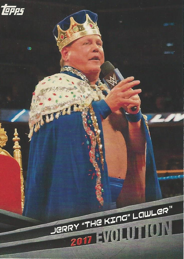 WWE Topps 2018 Jerry Lawler E22 trading card PW Catalog