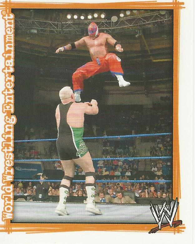WWE Topps Superstars Uncovered 2007 Sticker Rey Mysterio #122