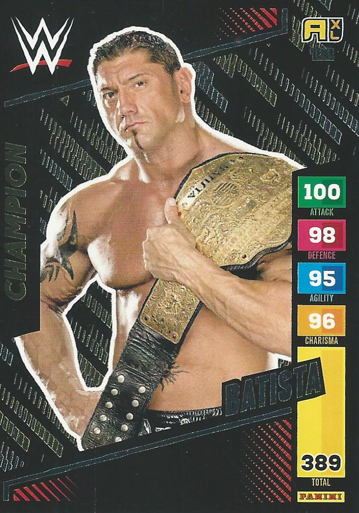 WWE Panini XL Adrenalyn 2024 Batista #122