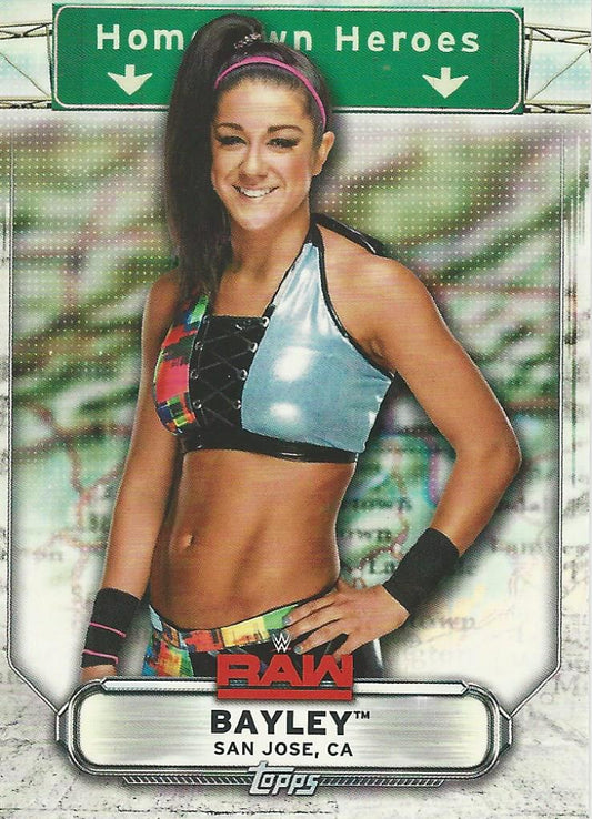 WWE Topps Raw 2019 Bayley HH-4 trading card PW Catalog
