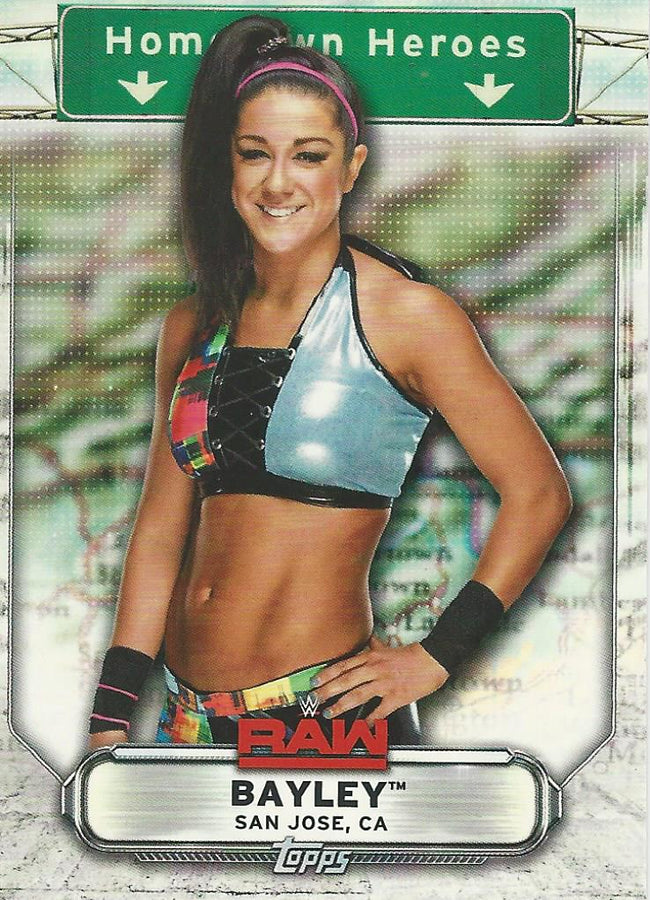 WWE Topps Raw 2019 Bayley HH-4 trading card PW Catalog