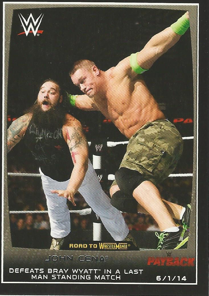 WWE Topps Road to Wrestlemania 2015 John Cena #22