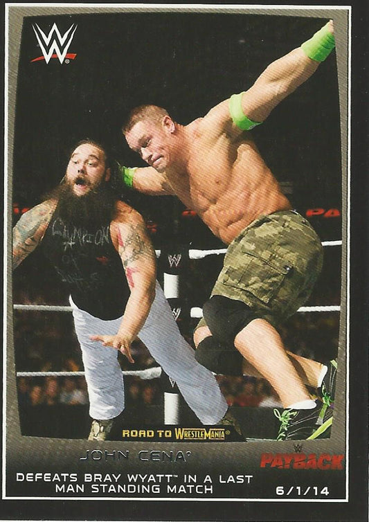 WWE Topps Road to Wrestlemania 2015 John Cena #22