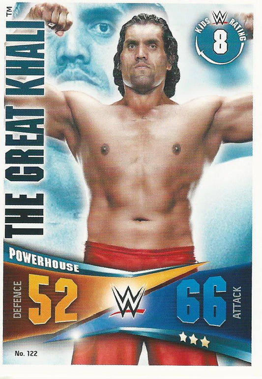 WWE Topps Slam Attax Rivals 2014 The Great Khali #122