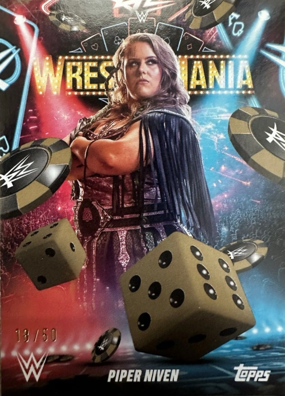 Piper Niven trading card PW Catalog