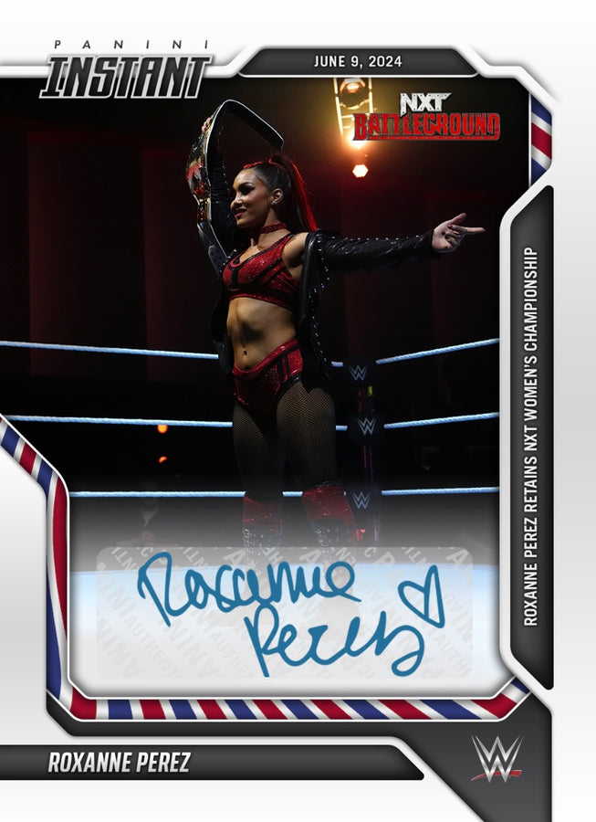 Roxanne Perez – Roxanne Perez Retains NXT Women’s Championship trading card PW Catalog