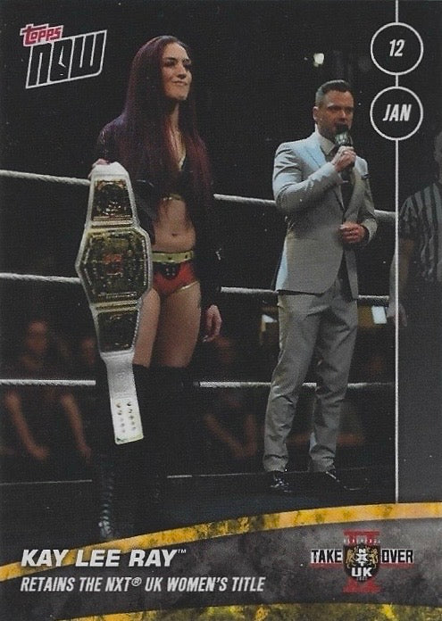 KAY LEE RAY Retains the NXT UK Women’s Title trading card PW Catalog