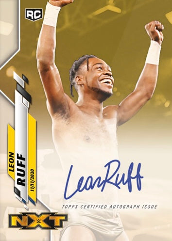 Leon Ruff trading card PW Catalog