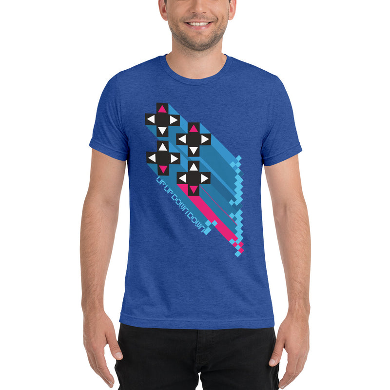 Xavier Woods "Up Up Down Down" Tri-Blend T-Shirt T-Shirt PW Catalog
