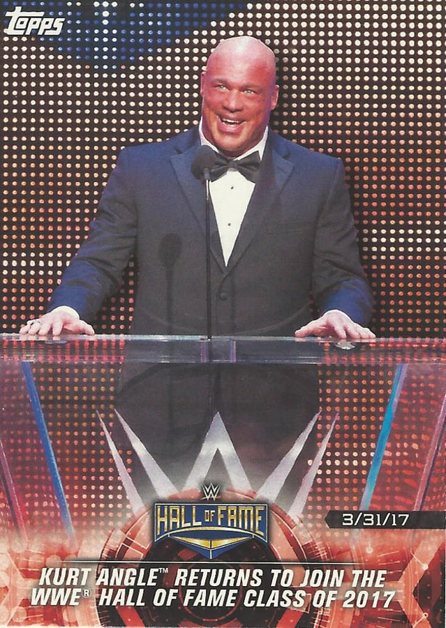 WWE Topps Road to Wrestlemania 2018 Kurt Angle #23