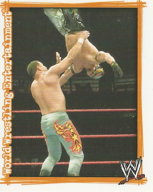 WWE Topps Superstars Uncovered 2007 Sticker Rey Mysterio #123