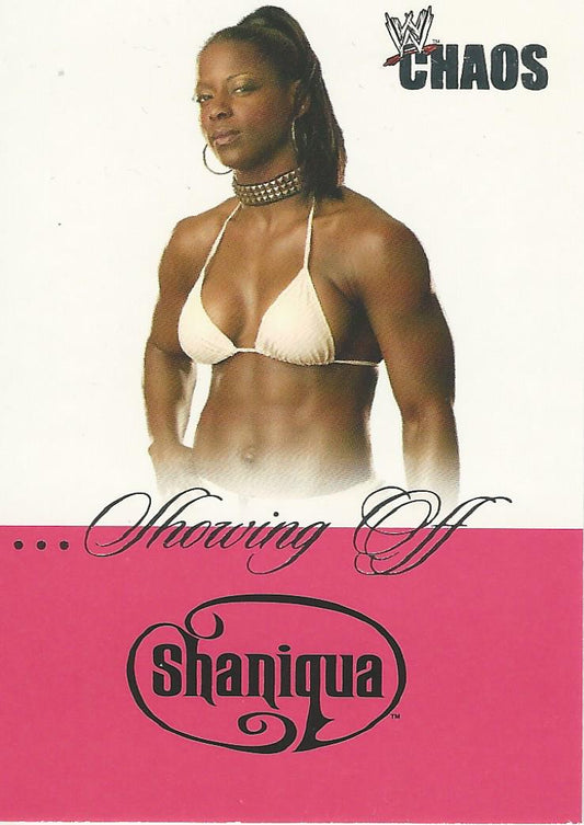 WWE Fleer Chaos 2004 Shaniqua SO 15 of 16 trading card PW Catalog