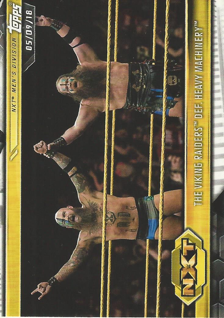 WWE Topps NXT 2019 Viking Raiders #23