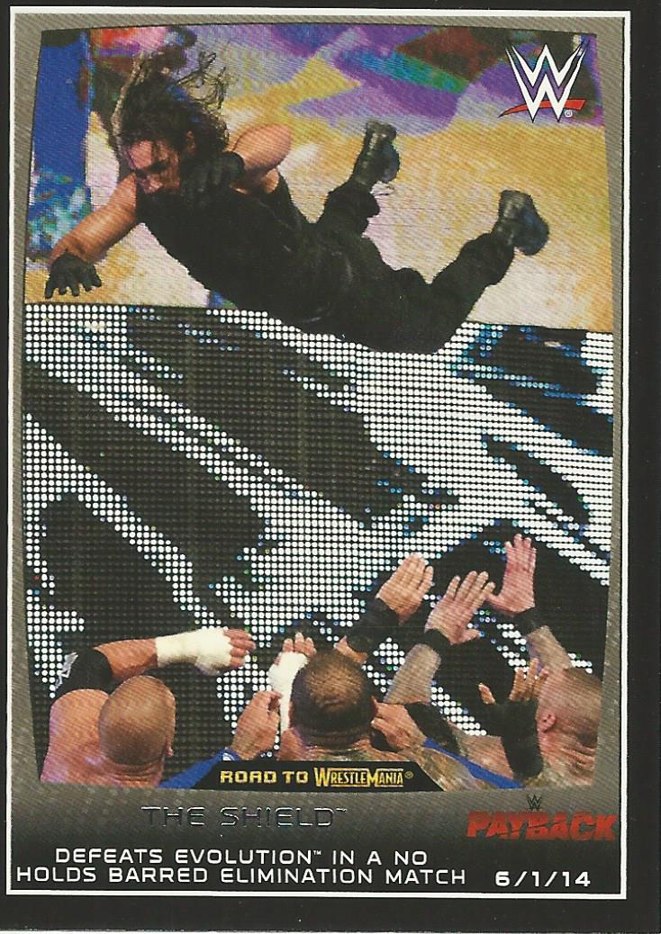 WWE Topps Road to Wrestlemania 2015 Seth Rollins #23