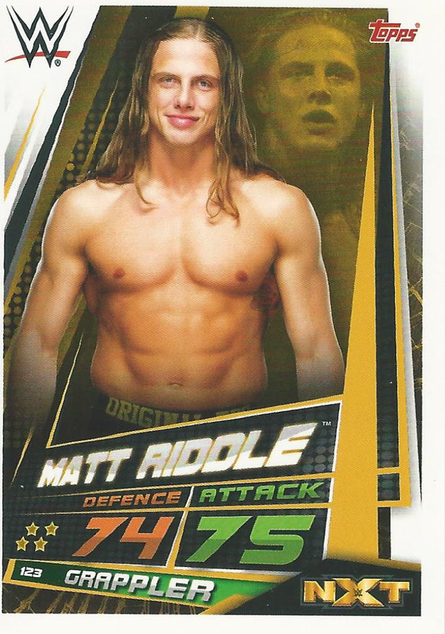 WWE Topps Slam Attax Universe 2019 Matt Riddle #123
