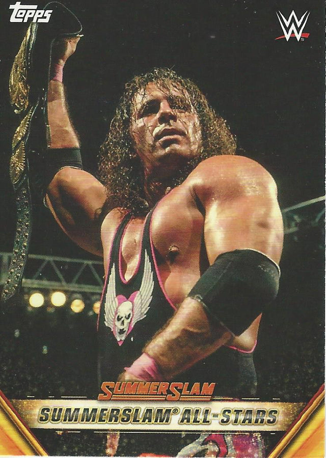 WWE Topps Summerslam 2019 Bret Hitman Hart MSS-24 trading card PW Catalog