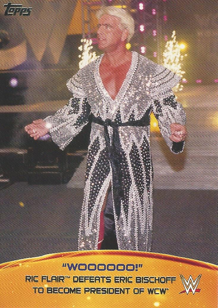 WWE Topps 2015 Ric Flair 3 of 10 trading card PW Catalog