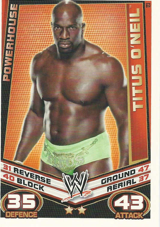WWE Topps Slam Attax Rebellion 2012 Titus O'Neil #123