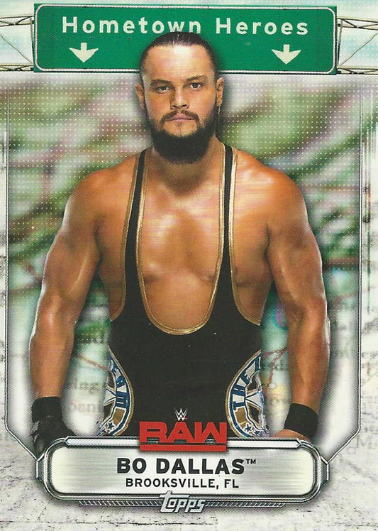 WWE Topps Raw 2019 Bo Dallas HH-6 trading card PW Catalog