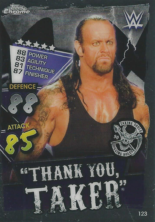 WWE Topps Slam Attax Chrome 2021 Undertaker #123