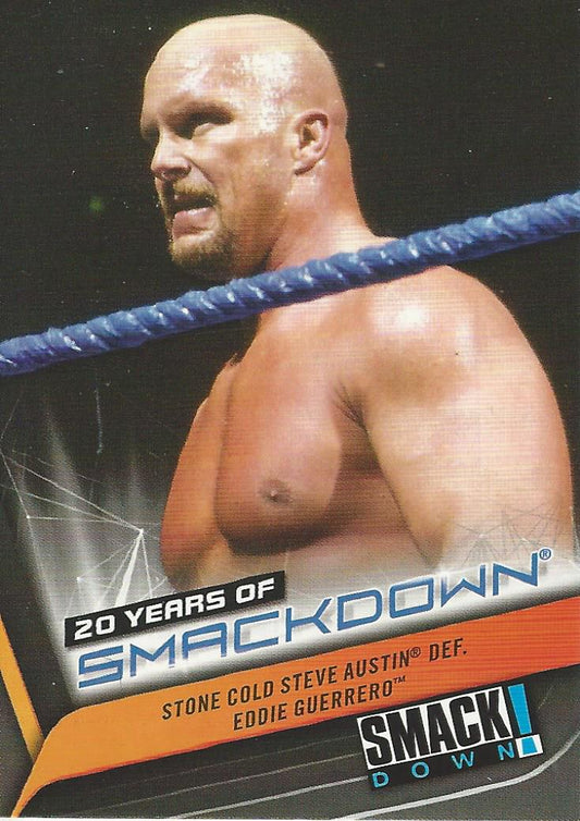 WWE Topps Smackdown 2019 Stone Cold Steve Austin SD-3 trading card PW Catalog