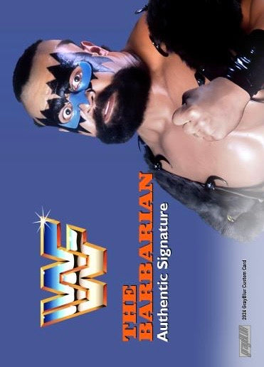 The Barbarian – WWF trading card PW Catalog