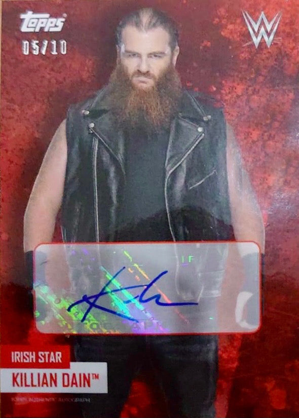 Irish Star – Killian Dain trading card PW Catalog