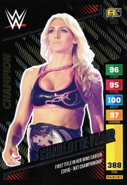 Charlotte Flair trading card PW Catalog