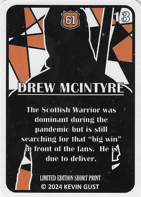 Drew Mcintyre (Chosen Drew) trading card PW Catalog