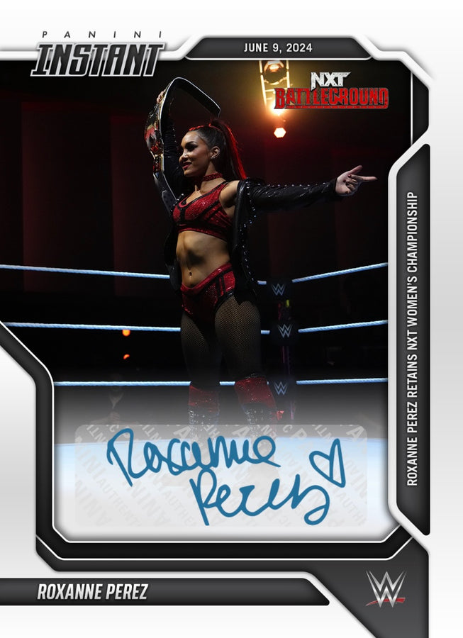 Roxanne Perez – Roxanne Perez Retains NXT Women’s Championship trading card PW Catalog