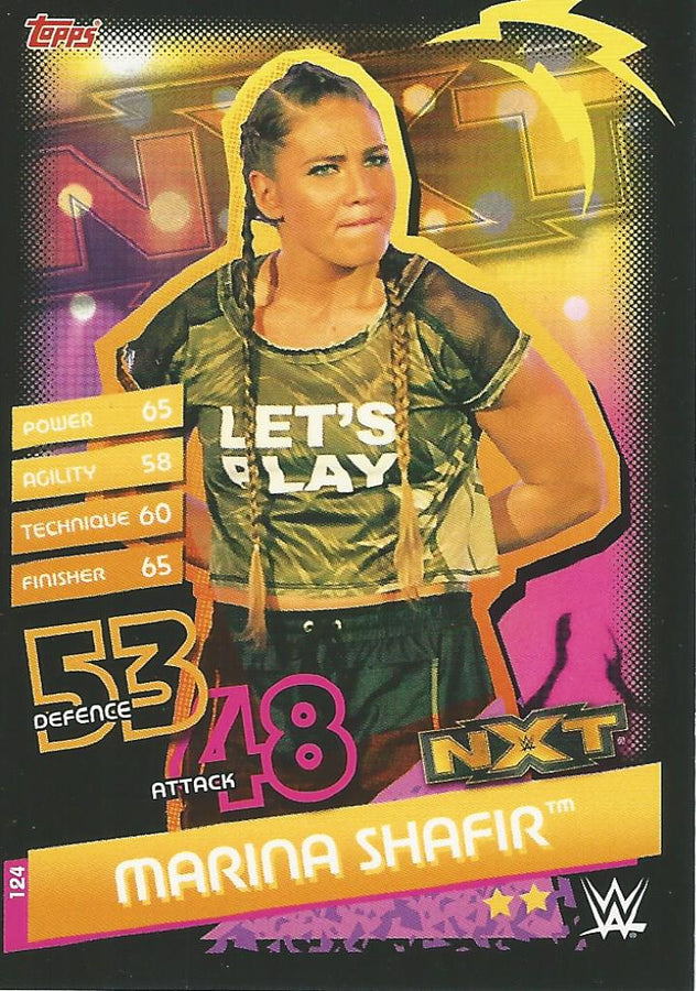 WWE Topps Slam Attax Reloaded 2020 Marina Shafir #124 NXT