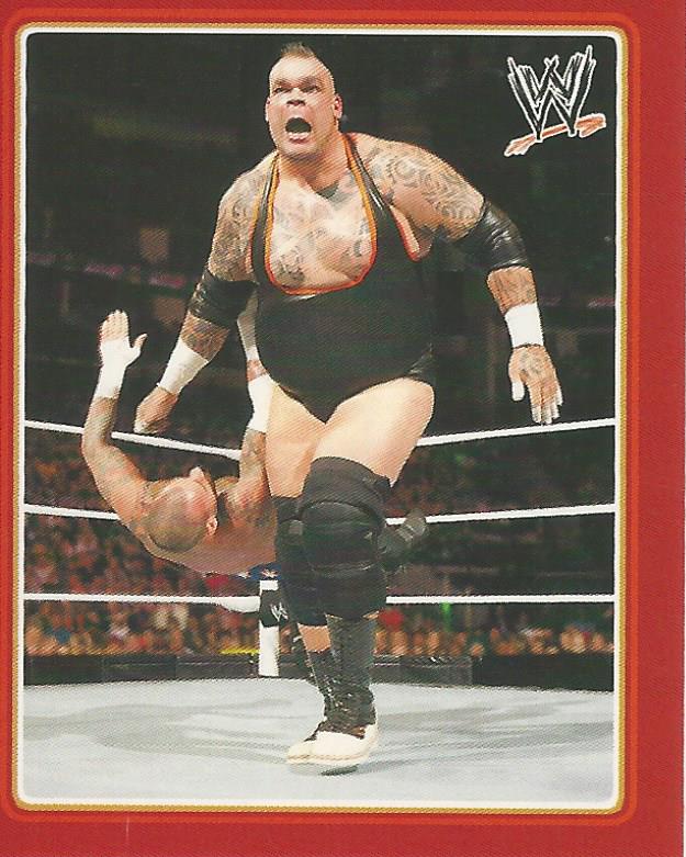 WWE Topps Icons 2013 Sticker Brodus Clay #124
