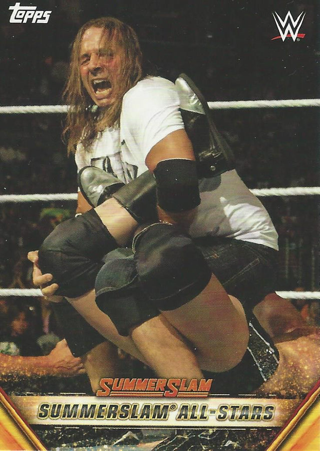 WWE Topps Summerslam 2019 Bret Hitman Hart MSS-25 trading card PW Catalog