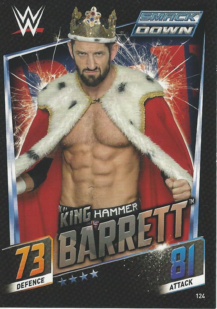 WWE Topps Slam Attax 2015 Then Now Forever King Barrett #124