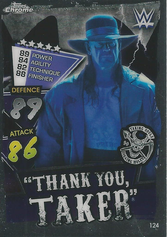 WWE Topps Slam Attax Chrome 2021 Undertaker #124