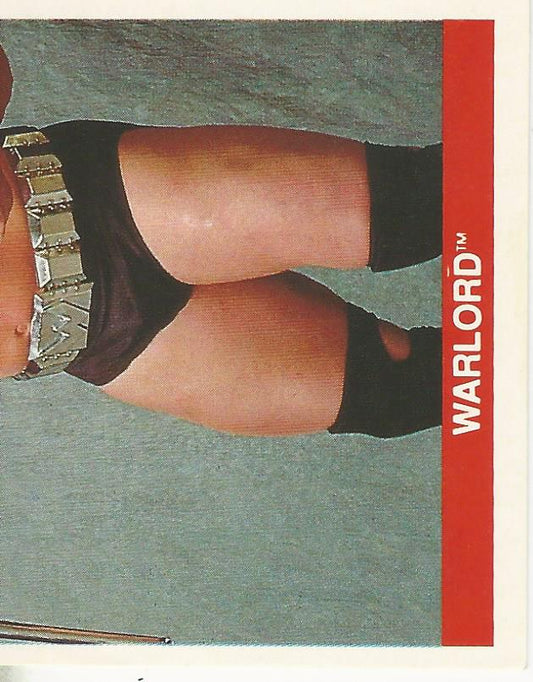 WWF Merlin Sticker Collection 1990 Warlord #124