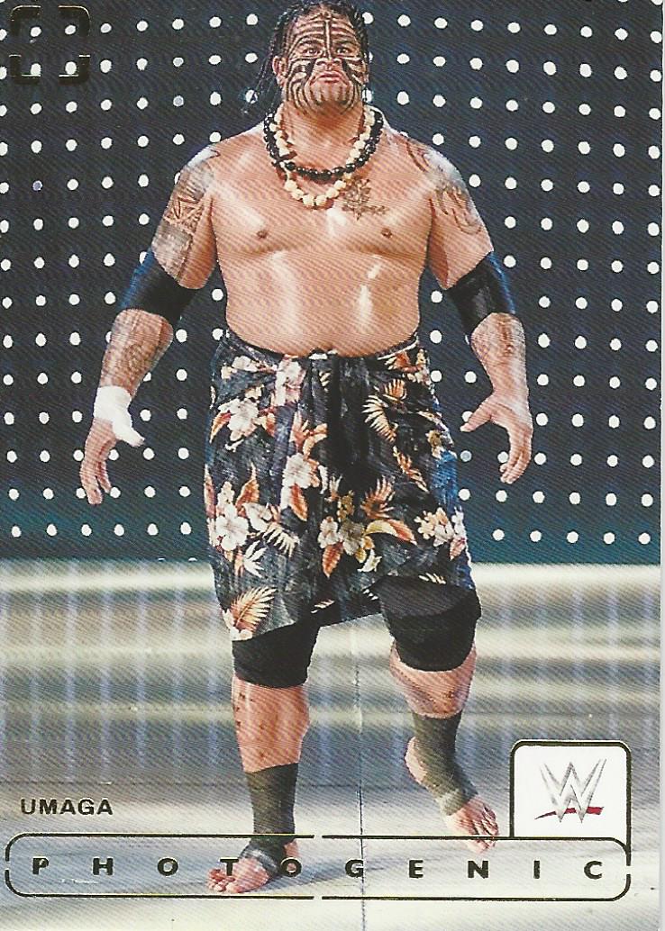 WWE Panini Photogenic 2024 Umaga #124
